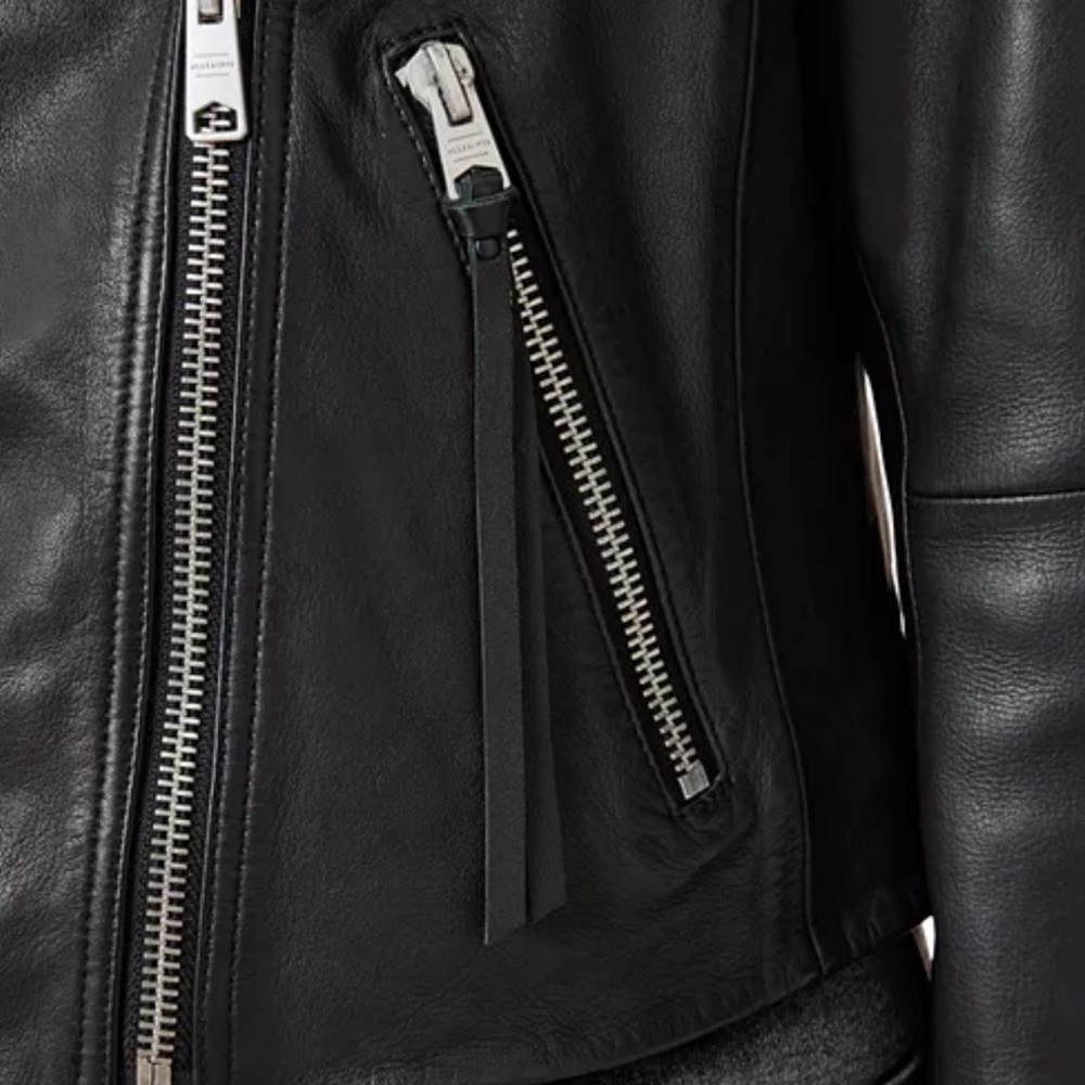 All Saints Dalby Biker Jacket - Picture 3 of 12